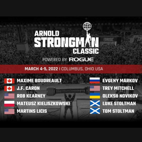 2022 Arnold Strongman Classic Lineup & Events SET FOR SET