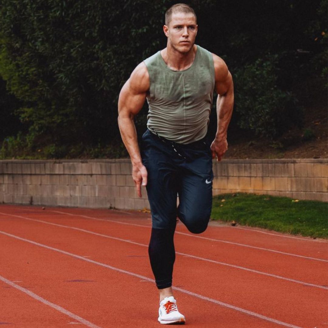 christian mccafrey workout