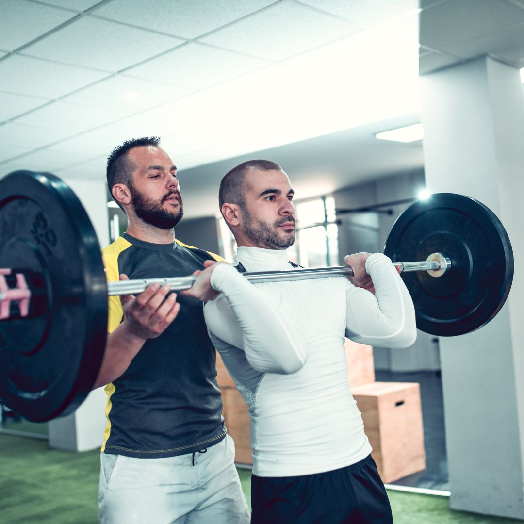 how to spot overhead press